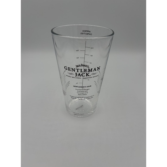 Jack Daniel'S Other - Jack Daniels Gentleman Jack Cocktail Mixing Glass Measurement Recipes Pint Glass